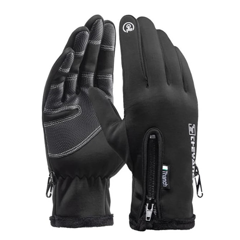 Guantes Térmicos forrados para motocicleta, resistentes al agua.