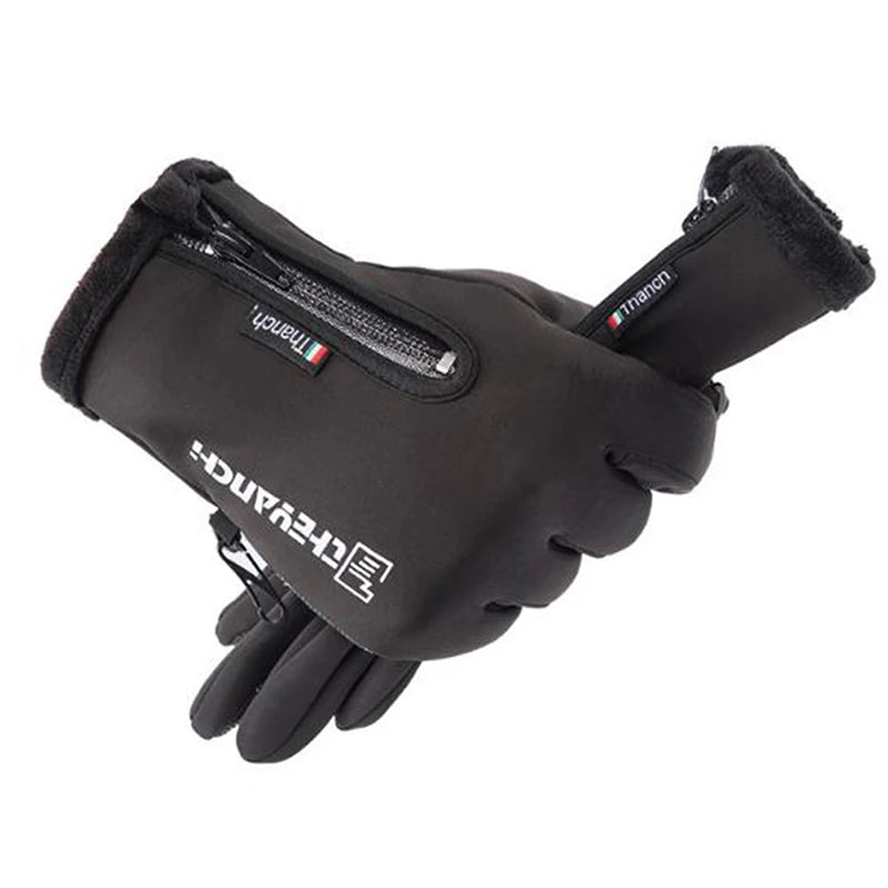 Guantes Térmicos forrados para motocicleta, resistentes al agua.